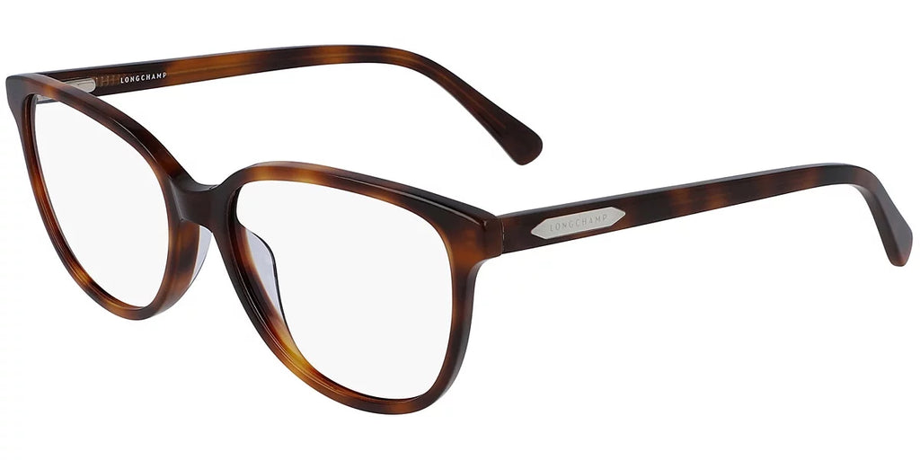 Havana Eyeglasses Rim Longchamp Rectangle LO2666 Full