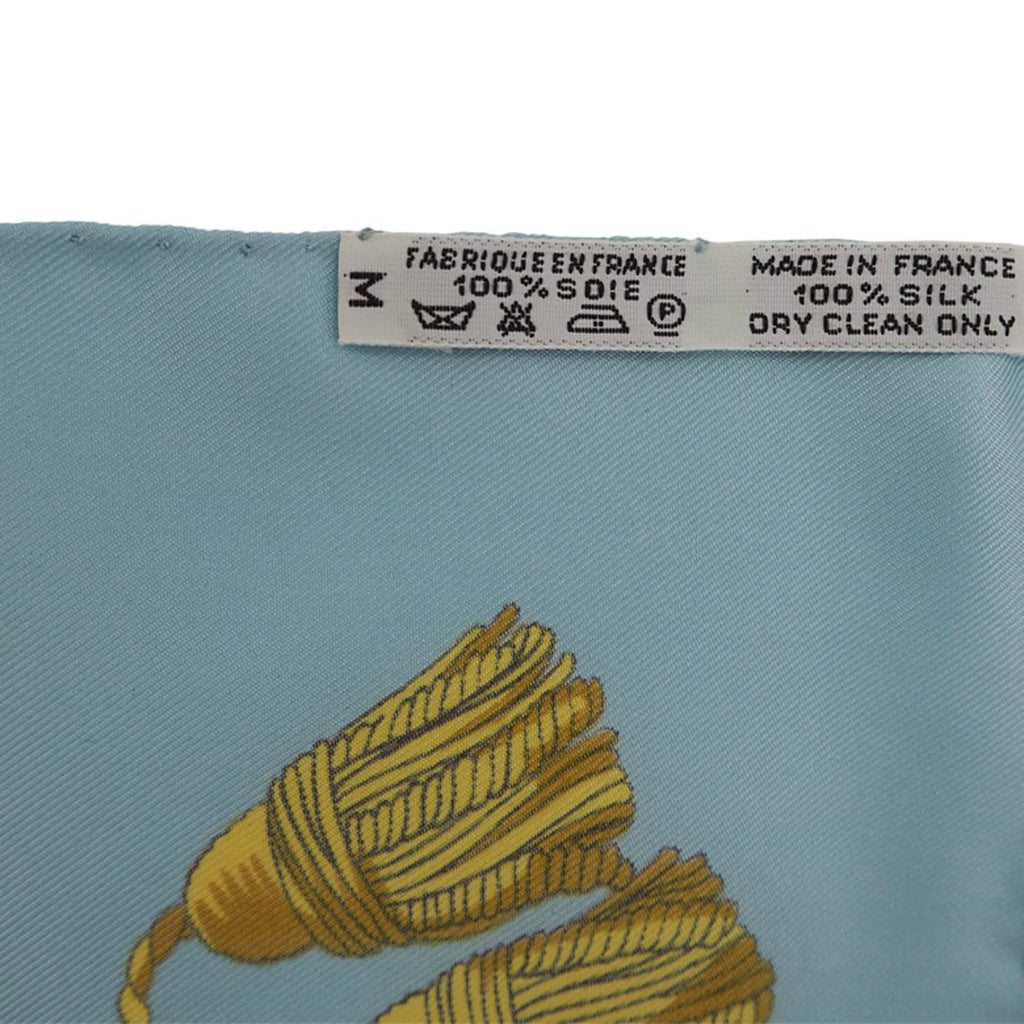New) Light Blue (Like Hermes Silk Scarf Pre-Owned