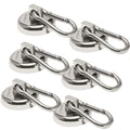 Hanging Warehouse Kitchen - bagnet Purse Magnet Indoor/exterior Snap 80LBS Magnetic Pac Ant Mag Swivel with Factory Carabiner Office Heavy Grill Hookfor Neodymium Duty Hooks (6 Carabiner Carabiner
