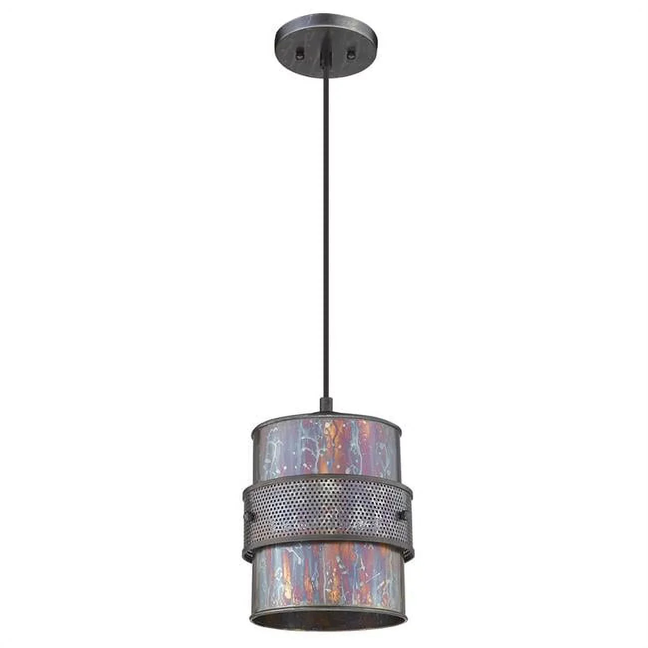 Patina 398260 Bronze x HomeRoots x 8 10.75 in. 8 Pendant Ryker 1-Light
