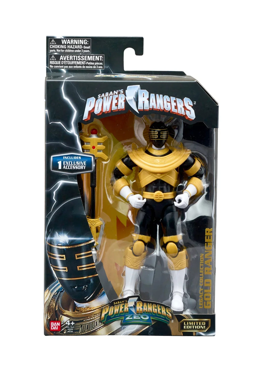 Power 6.5" Legacy Figure Zeo Action Black Rangers