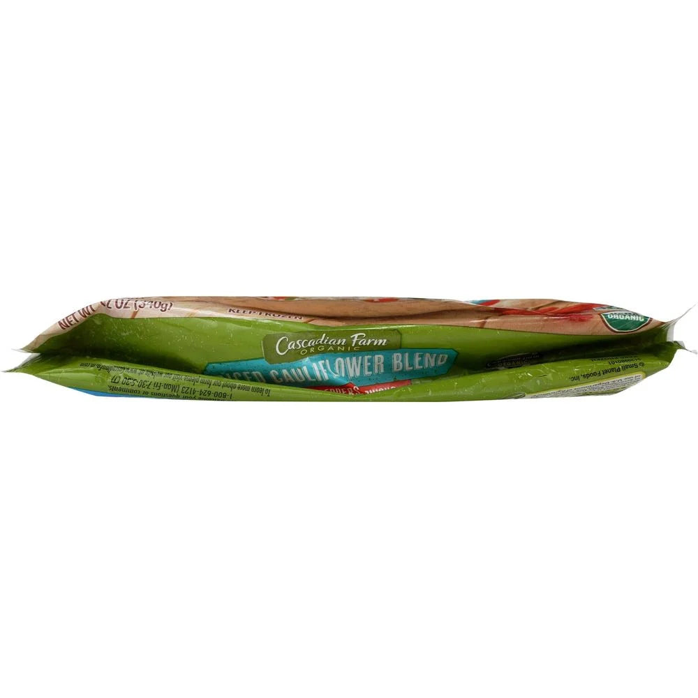 with Cascadian Organic Onions, Peppers Ounce 12 Blend and Case. 12 Riced per Farm Cauliflower Bell --