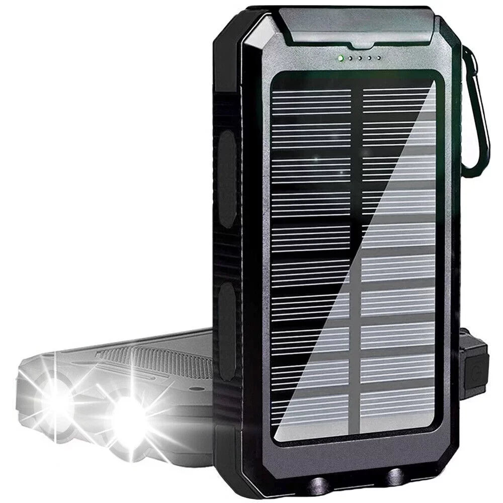 Portable External Battery Charger Solar 9000000mAh 2023 US Power Waterproof Bank