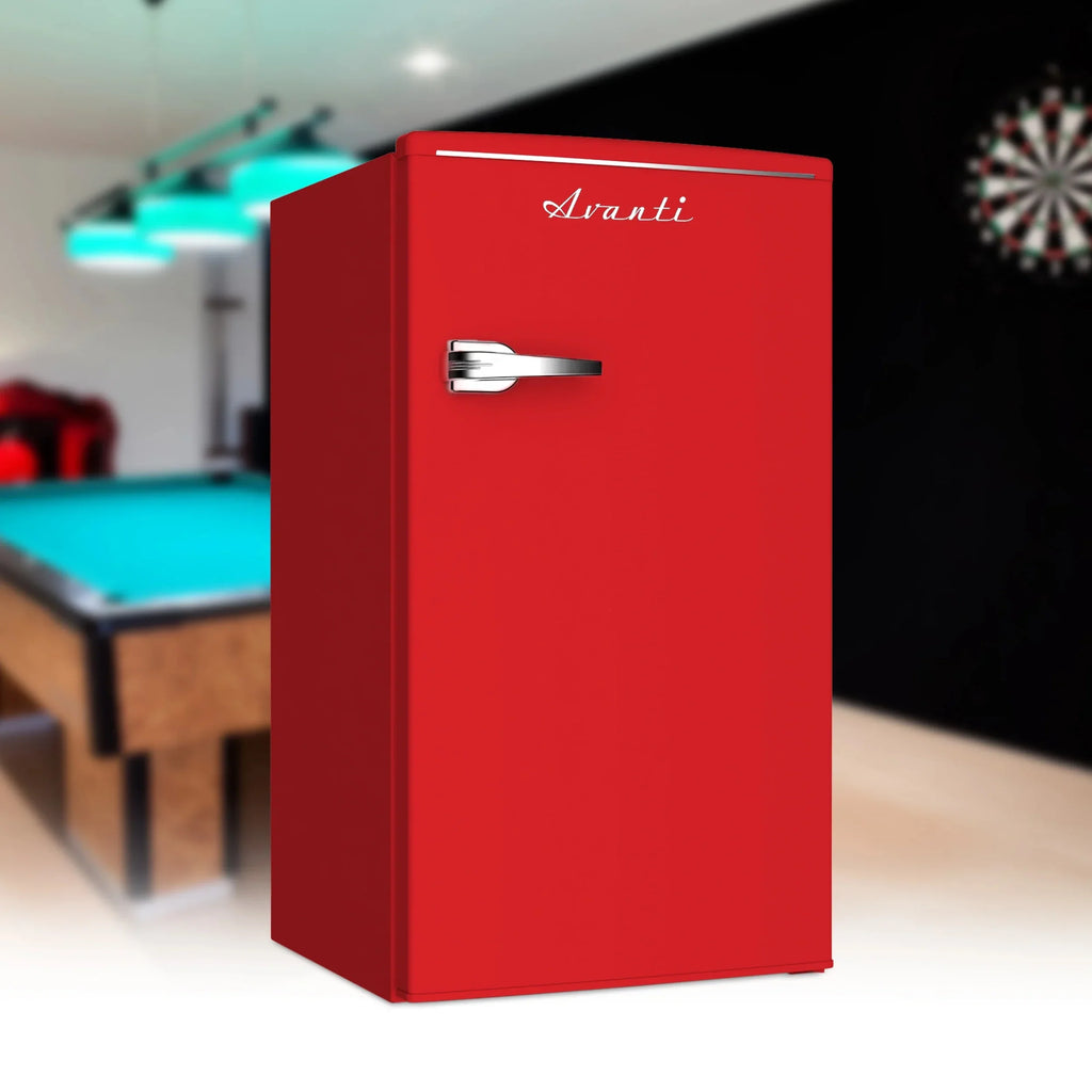 Seafoam Avanti Series 3.1 Retro Refrigerator, ft., Compact cu. Green Mini-Fridge, in (RMRS31X7G-IS)