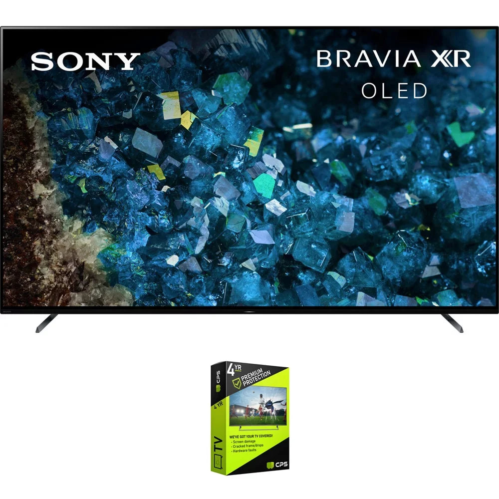4 (2023 TV OLED 55 4K Bundle Inch Pack HDR TV XR Protection CPS Smart BRAVIA Enhanced YR with XR55A80L Model) with A80L