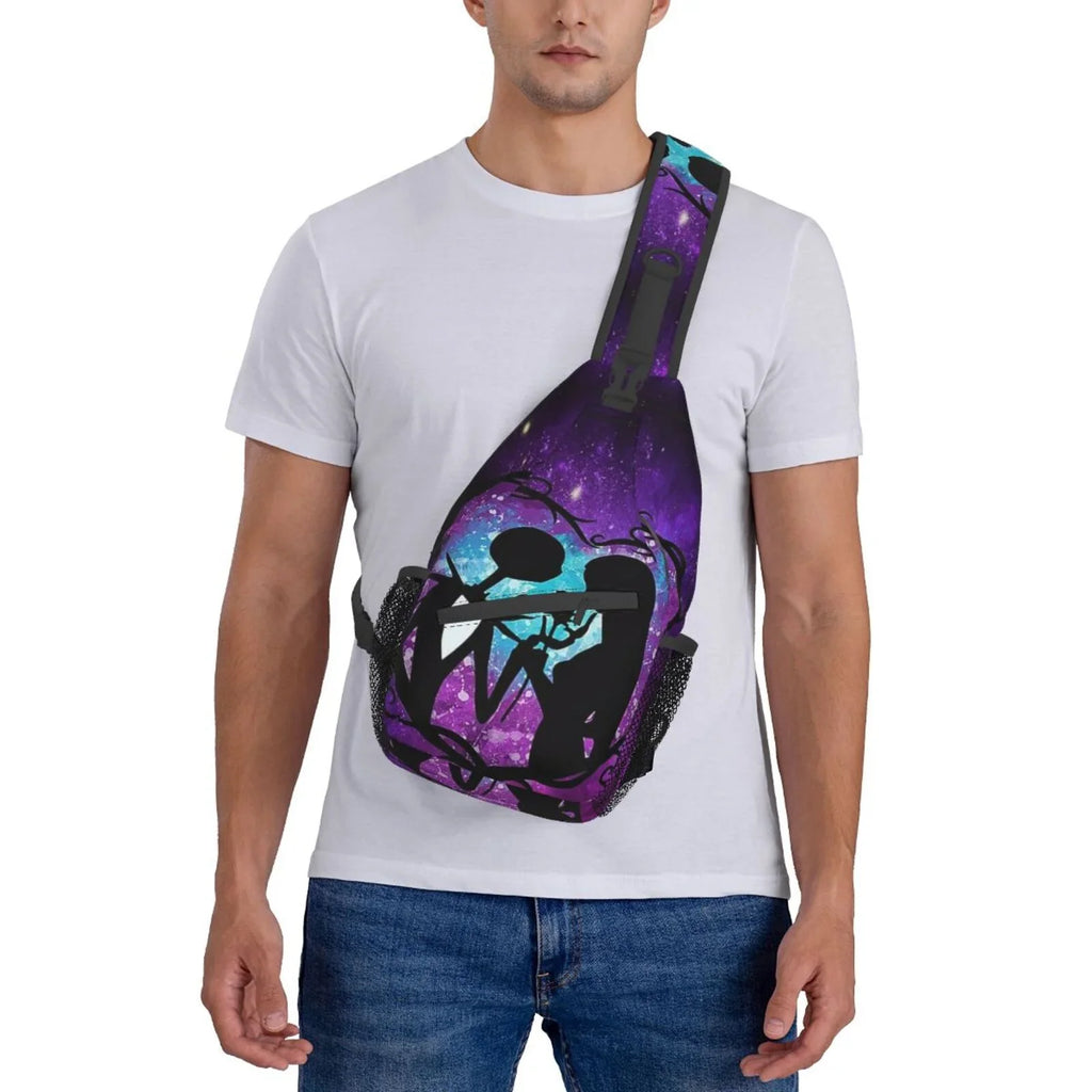 Bags Unisex Men Christmas Crossbody Gifts Before The Backpack Chest Daypack Bag Hiking Nightmare Women For Shoulder Travel Sling
