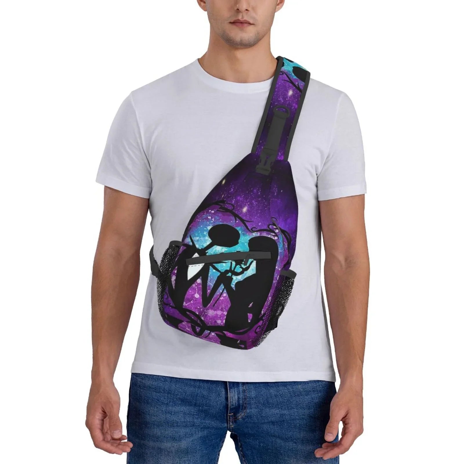 Bags Unisex Men Christmas Crossbody Gifts Before The Backpack Chest Daypack Bag Hiking Nightmare Women For Shoulder Travel Sling
