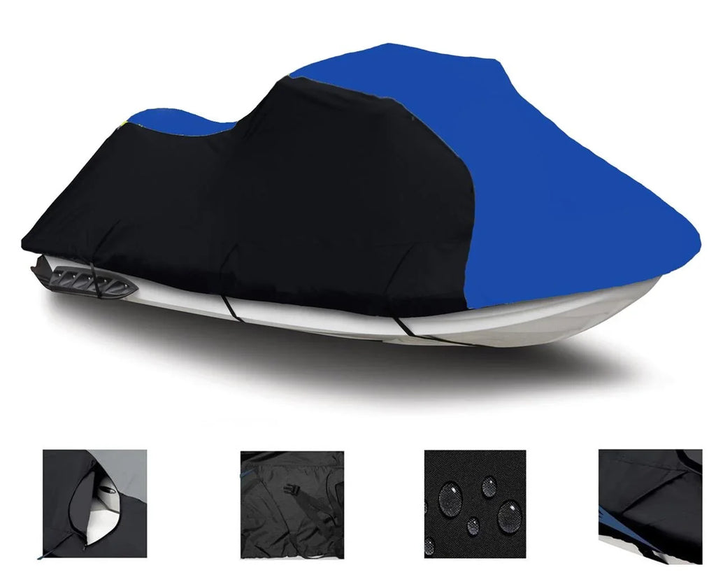 2010 LX 2008 Jet 2007 2021 2018 Cover HEAVY-DUTY, 2019 2022 Watercraft / Ultra 2013 2012 Compatible 2017 2014 PWC Kawasaki 2016 for 2020 Ski DENIER 2009 BLACK 2011 600 2015 BLUE