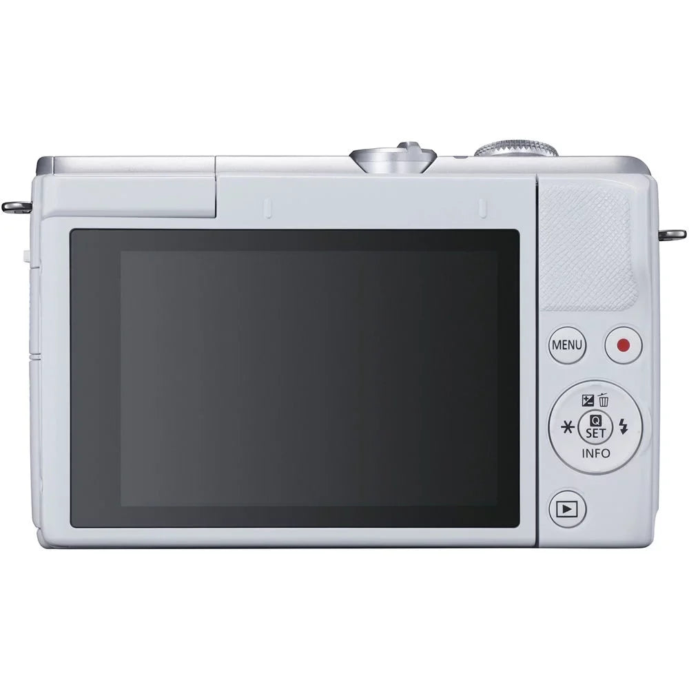 '+ Memory Lens with Camera 64GB + Kit Memory Flex Hand Cap (White) + Strap M200 EOS Reader Canon Mirrorless Case Card Tripod (3700C009) Card + + Cleaning + + 15-45mm + Wallet Keeper