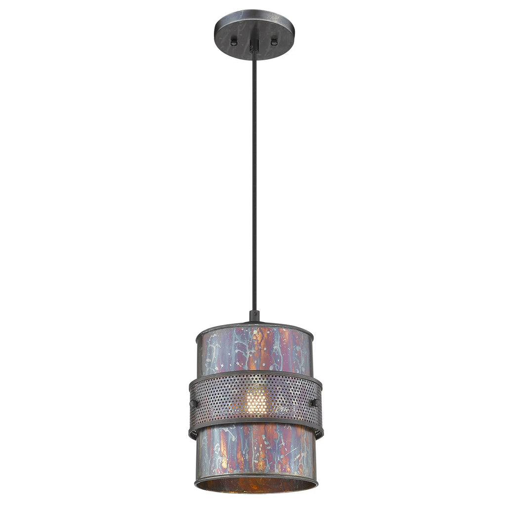 Patina 398260 Bronze x HomeRoots x 8 10.75 in. 8 Pendant Ryker 1-Light