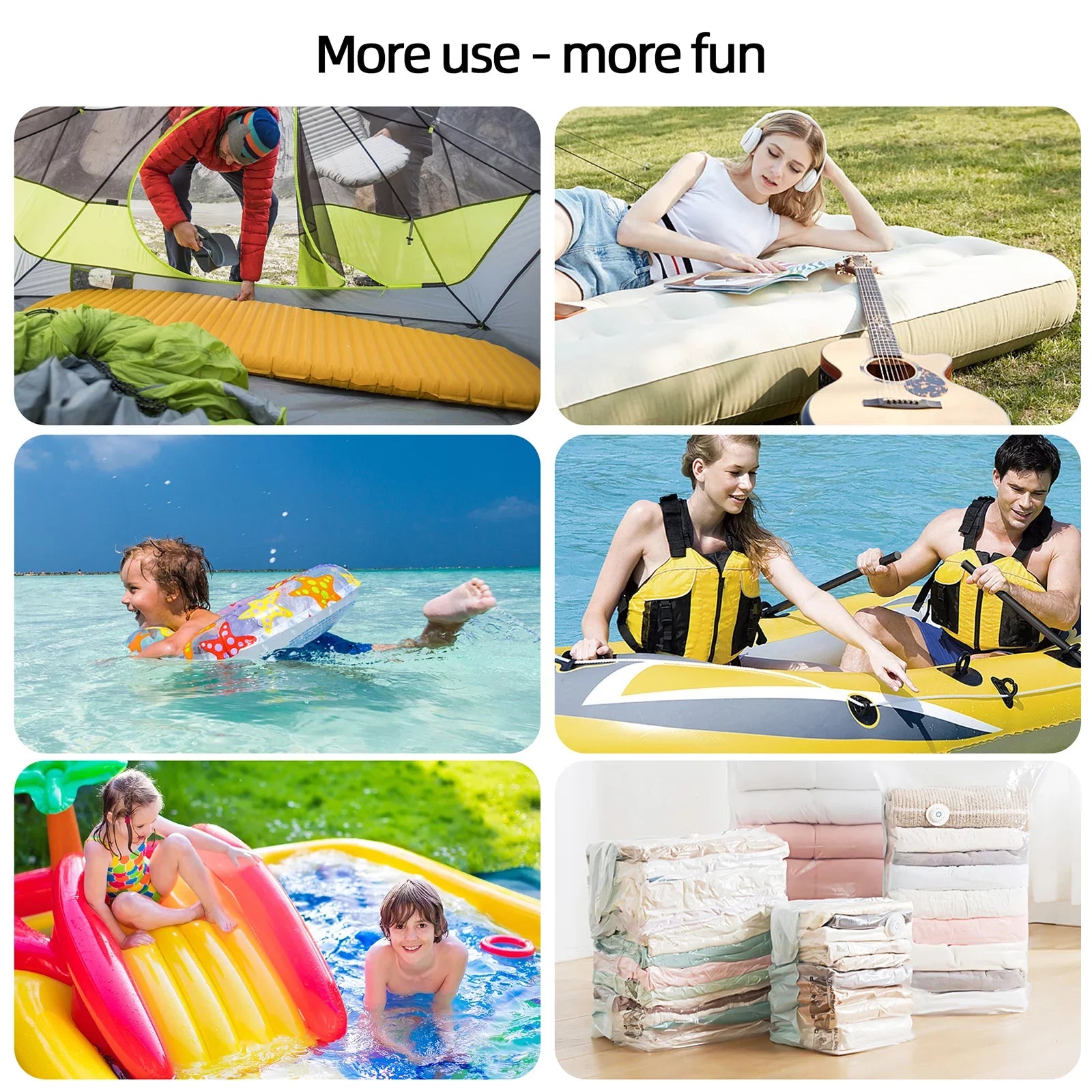 Pump 5 with Inflatables Air Electric Mattress Air USB Deflator Pool Swimming Pump Pumps for Nozzles Ring Inflator Air Toy Bed Air with 2500mAh Battery Quick