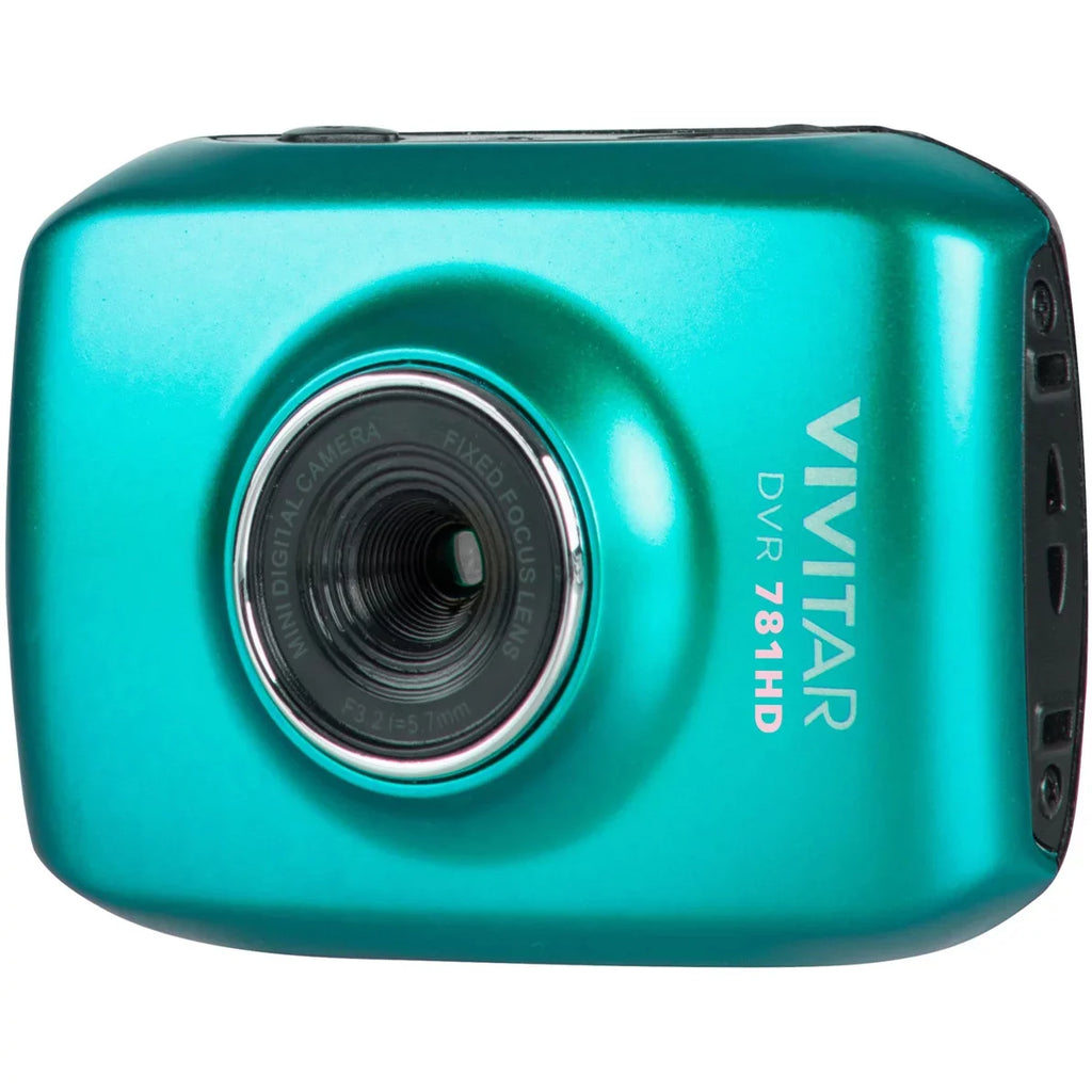5.1MP Teal CAMCORDER ACTION Vivitar 720P