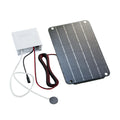 Oxygenator Air Powered Silent Pump,Aquarium Pond Air simhoa Pond Hydroponics Solar Pump Aerator Solar Eco Friendly,6V Pump for Solar