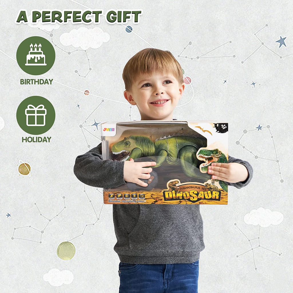 Kids Rex T Toy,Electronic saur Light and Robot Boys,Big Walking and JOYIN Steam Girls,Green dinosaur dinosaur Roaring saur Toy Kids with Toy Dancing Boys dinosaur Sound, for for Gift Toy,Birthday