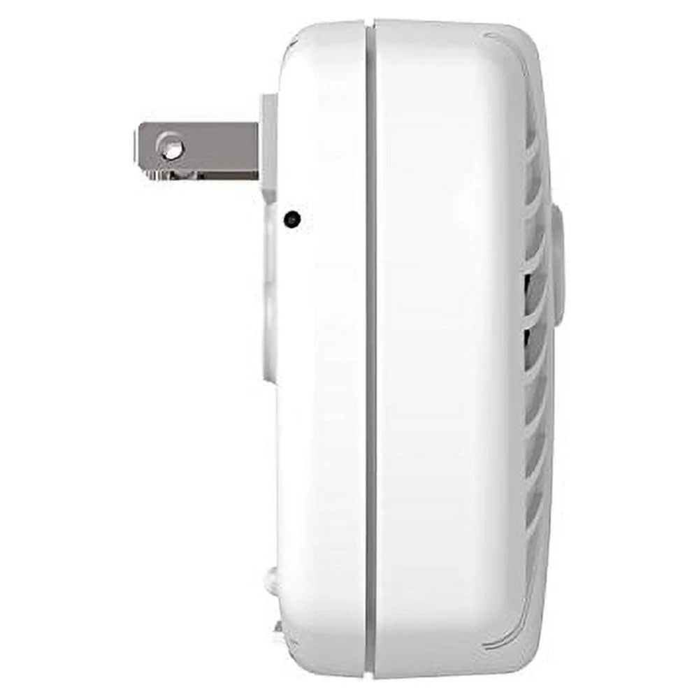 First Monoxide CO605 Carbon Alert Plug-In Detector White with Battery , Backup