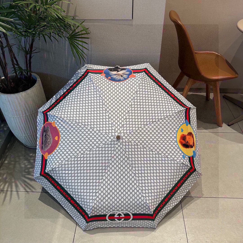 folding Guc-c-i Triple folding automatic umbrella G Umbrella