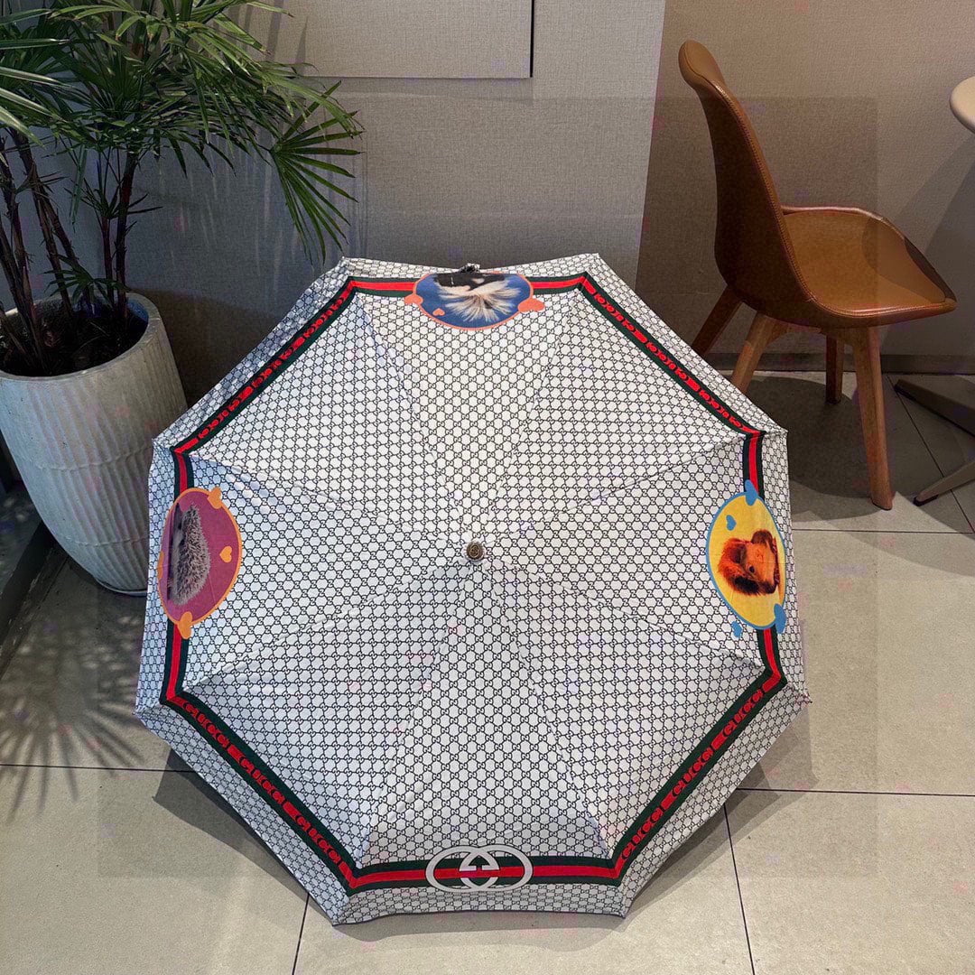 folding Guc-c-i Triple folding automatic umbrella G Umbrella