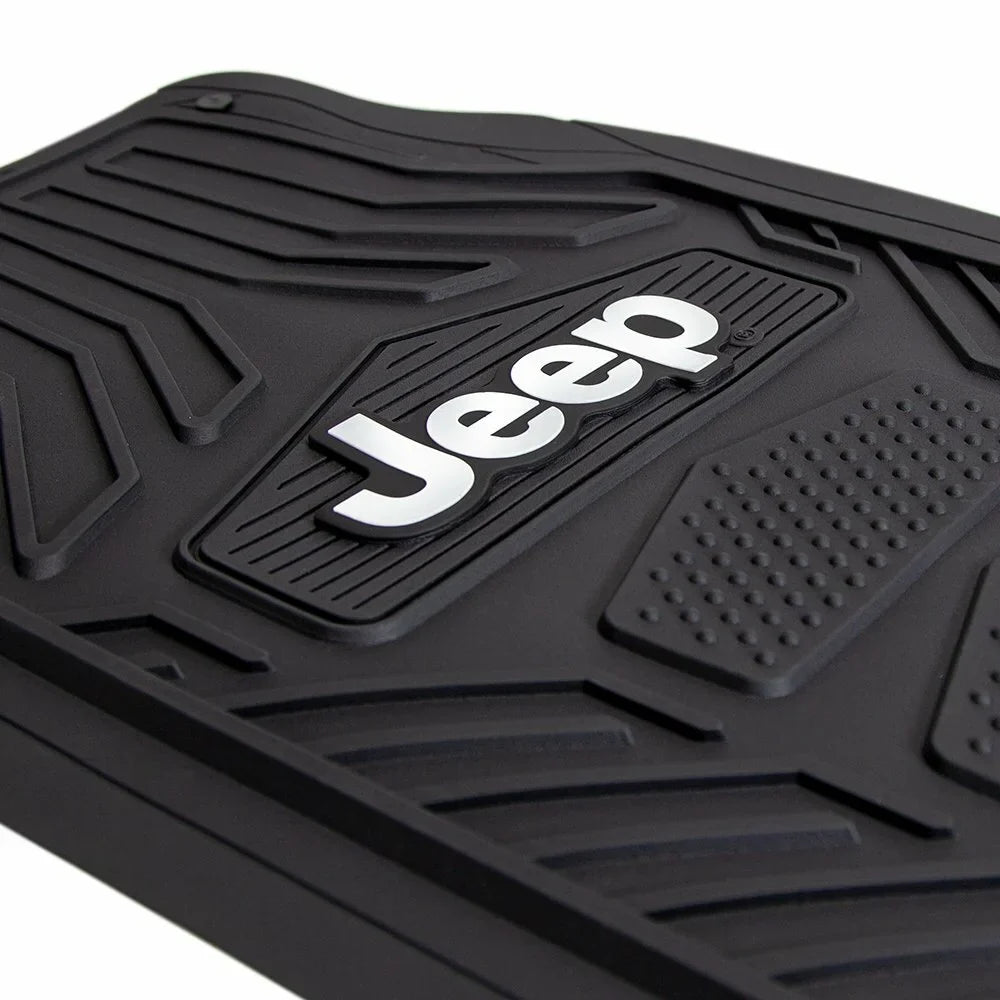 Floor Black Rubber P23-001668R01 Mat, Jeep Plasticolor