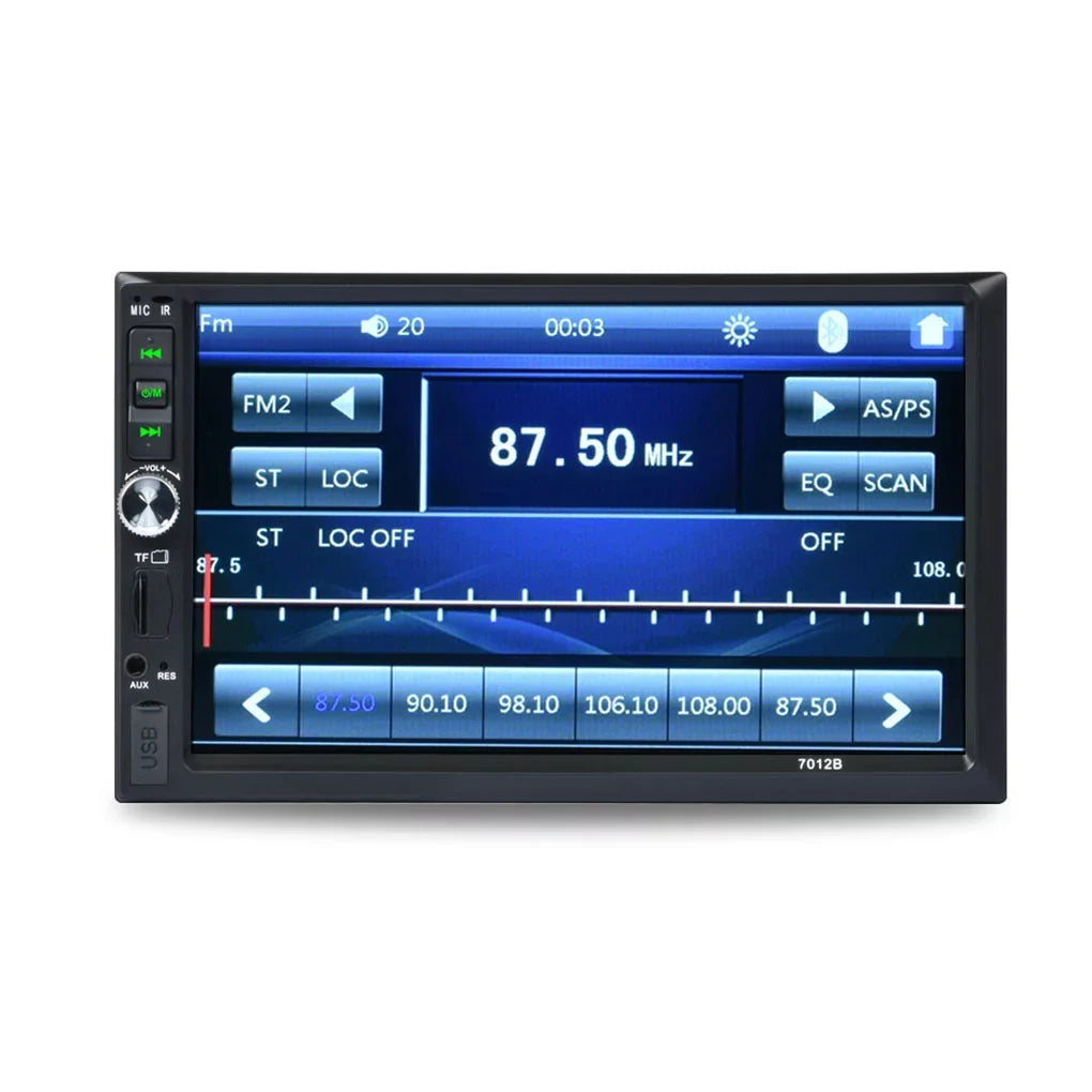 Android Touch Camera Car Radio Link(Both Screen and System) Vehicle Support Reverse IOS Stereo Mirror Din Double HD with Bluetooth MP5 7" And Car