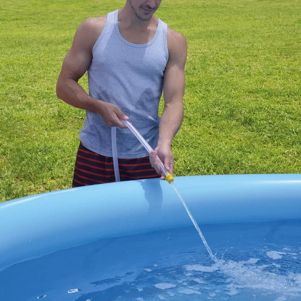 Ground 20 Pool, 1 X Swimming 2 Backyard To exterior Inflatable Foot Prompt Capacity Kiddie Blue Above Person 5.5 Set 12014 Avenli Kids Inch