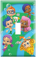 Bubble Plate - Guppies Cover Toggle Decor Wallplate Wall Switch Single