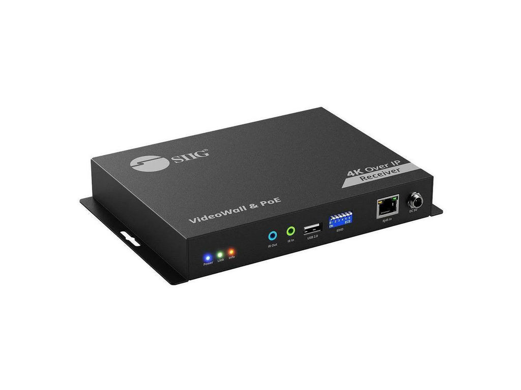 HDMI 60Hz 394ft SIIG 18Gbps 4K Decoder IP RX over Matrix CEH27G11S1
