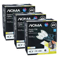 Clip 100 String Lights Warm Bulbs LED Christmas Quick (3 NOMA Pack) C9