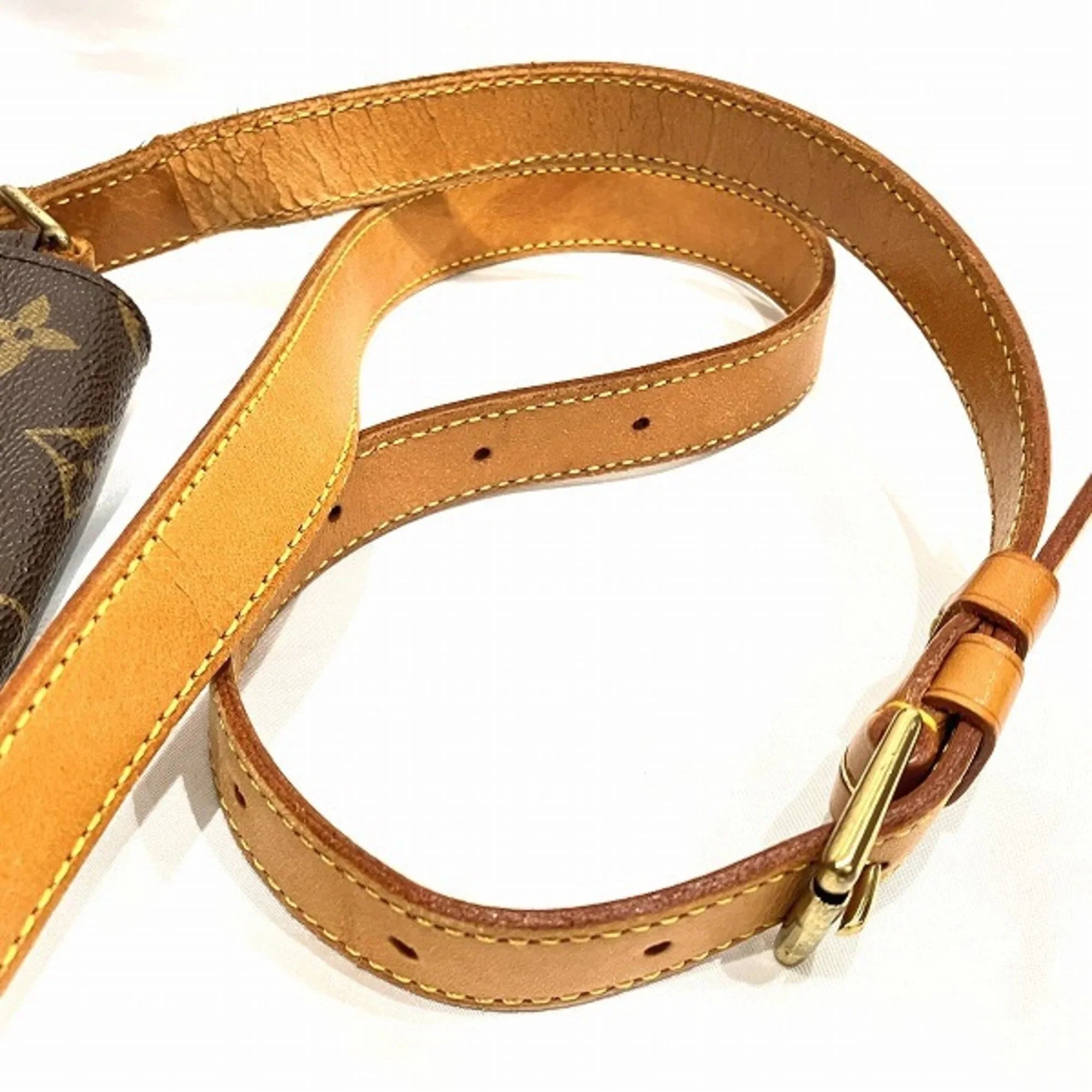Monogram (Fair) Shoulder Women Pre-Owned M51256 Men Musette Bag