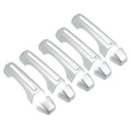 & Tailgate 4 Door Handle 2018-2021 Trim Handle Wrangler Silver Cover Kit JLU JL 2 for Cover and Tone Doors Jeep