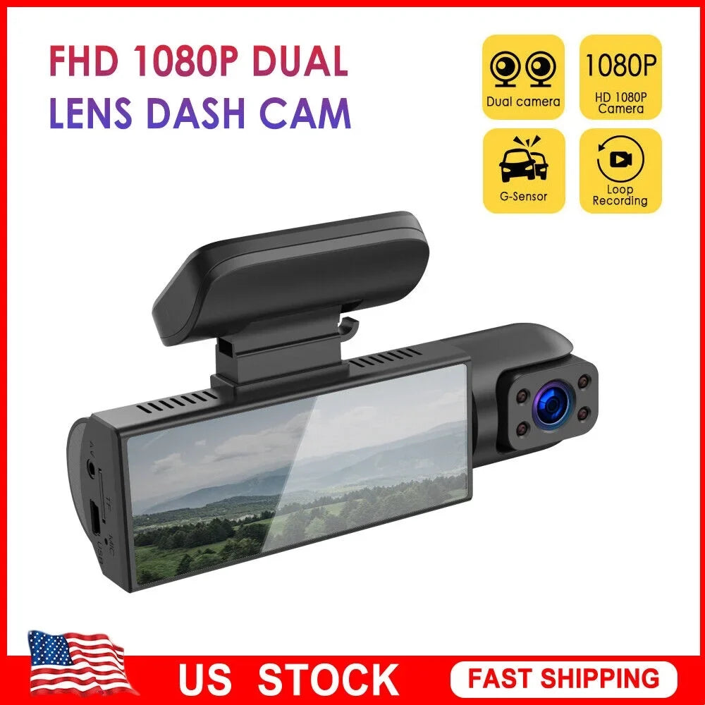 Dual Safety Cam Road Dash Ensure Lens Recording G·PEH Front Inside - with Your and