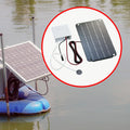 Air Aerator Pump,Aquarium Hydroponics Friendly,6V Solar Powered Silent Colaxi Solar Eco Air Pond Solar Pump for Pump Pond Oxygenator