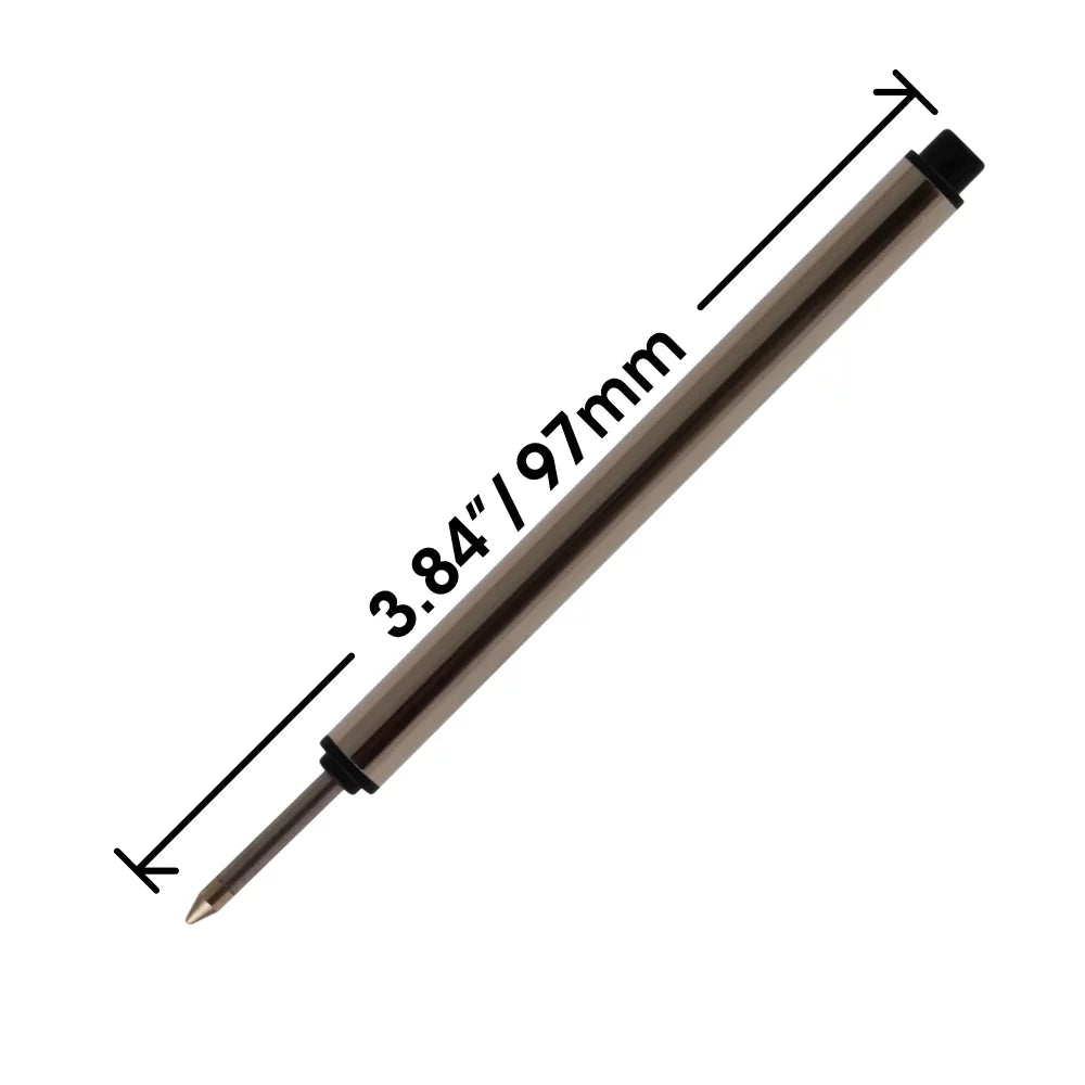 Blue Pen 97 12 Long Refill - for 3.84 Jaymo Rollerball 113778 Capless Replacement mm Montblanc Measures / - - in