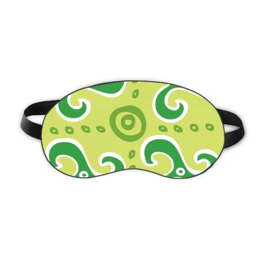 Dart Cover Civilization Soft Blindfold Spiral Totems Green Eye Sleep Ancient Mexico Shield Night Shade