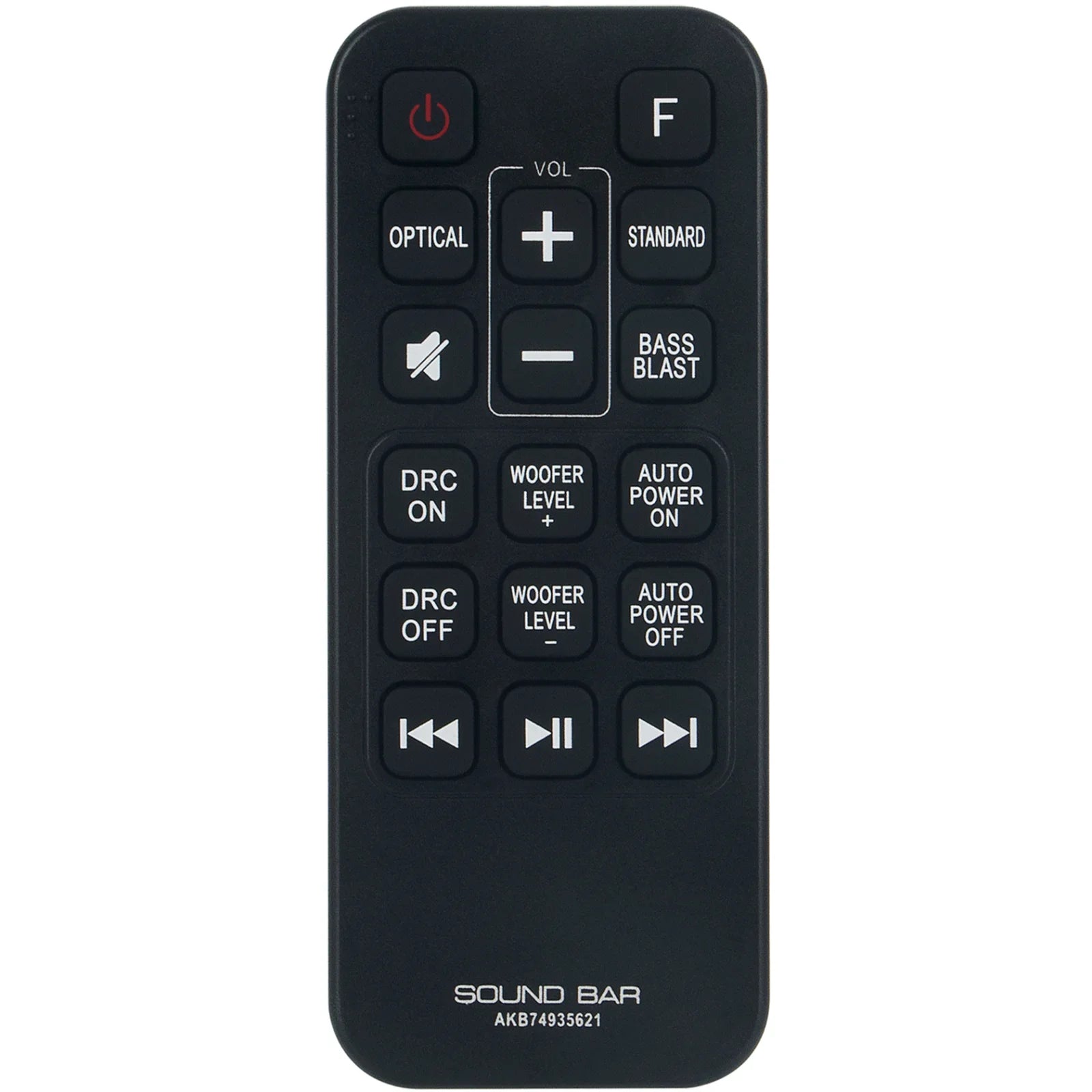 AKB74935621 for Control SPJ2B-W Sound LG Replacement Wireless SJ2 Remote Bar