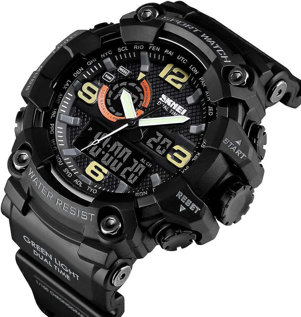 Alarm Watch Watches Digital LED Function S-Shock Multi Gosasa Sports Military Waterproof Men's Watches