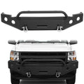 Bar 2012 Chevy Front 2011 Packages 2007-2013 Winch for 2009 D-Rings Coated Steel Silverado 2010 Bumper Powder Push -2 Plate 2008 Kojem w/ 1500 Fit