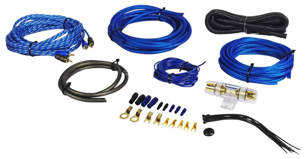 3-Way Kit 6x9” Car Speakers+2-Ch 900w Polk MM692 (2) Audio Amp+Wire Audio/Marine
