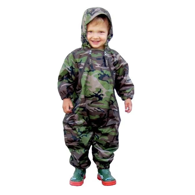 Camouflage, Muddy Tuffo Buddy Tall 3 Coveralls, Boys dimension