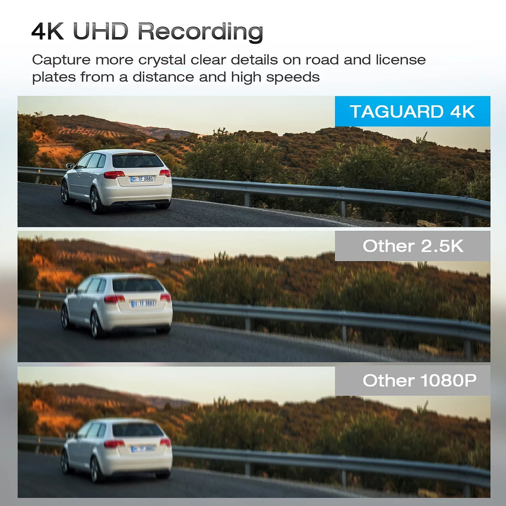 TOGUARD Night 4K Dual Touch with Screen Mirror Super Rear View Vision Dash GPS, Camera, 12" Sensor Cam, Assist, Cam, Mirror Parking Dash