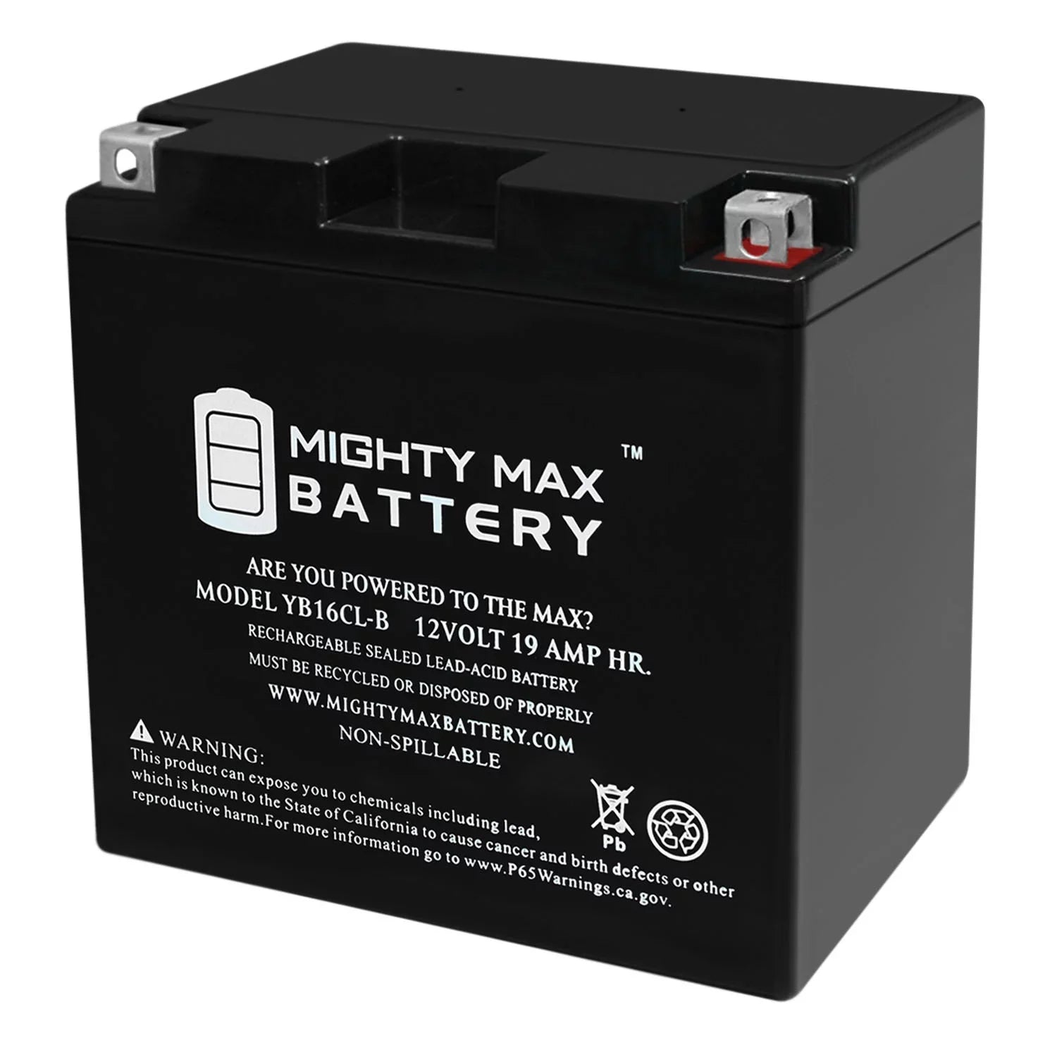 Yamaha Battery (2009 FX, 1800cc - 19AH FRZ 12V YB16CL-B for 2012)