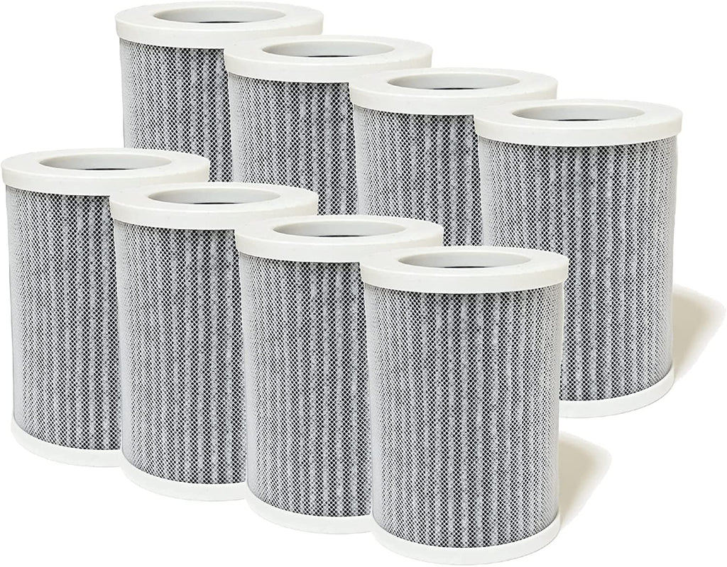with Carbon Purezone Mini (PEPERSAP), 3-in-1 with Compatible Filters Packs True Replacement Pure Activated Purifier Air HEPA Enrichment Portable 8