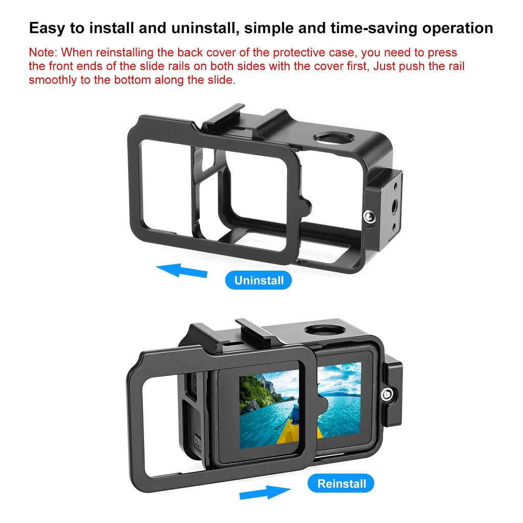 PULUZ Camera Camera Alloy 4/3, Protective for Aluminum DJI Frame for Cage