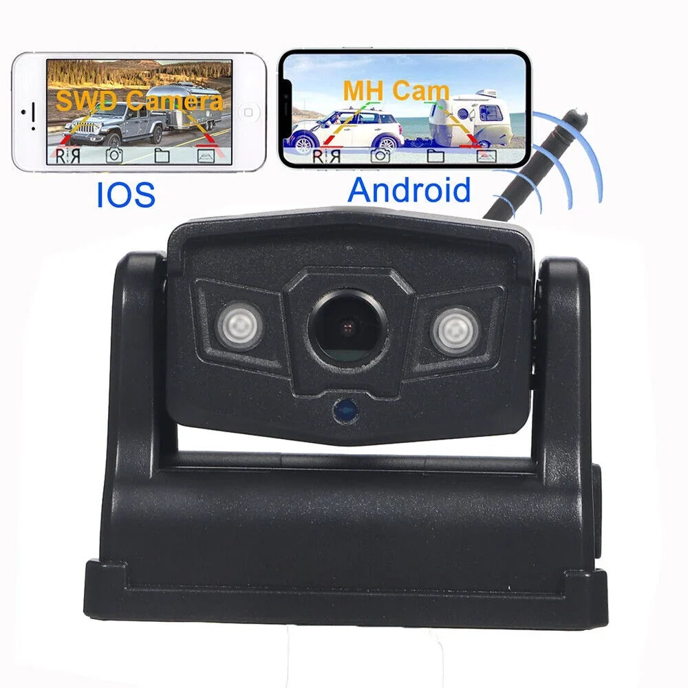 View Camera, Magnetic WiFi 9600mAh Backup Battery Onemayship Camera Wireless Front/Rear