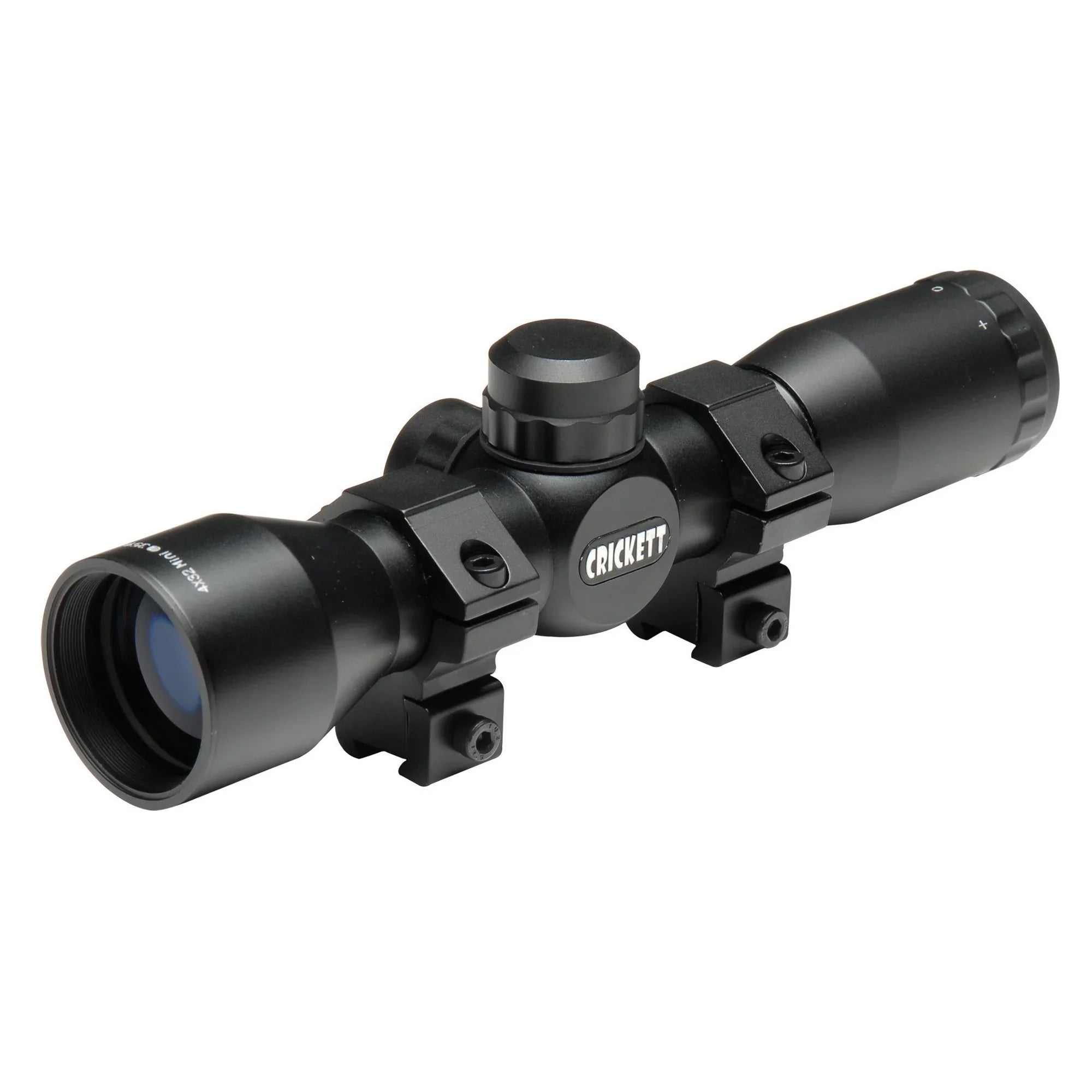 OBJ SCOPE MIL-DOT 32 4X FT MATTE CRICKETT BLACK YDS KSA 100 @ FOV TUBE 1" 32MM