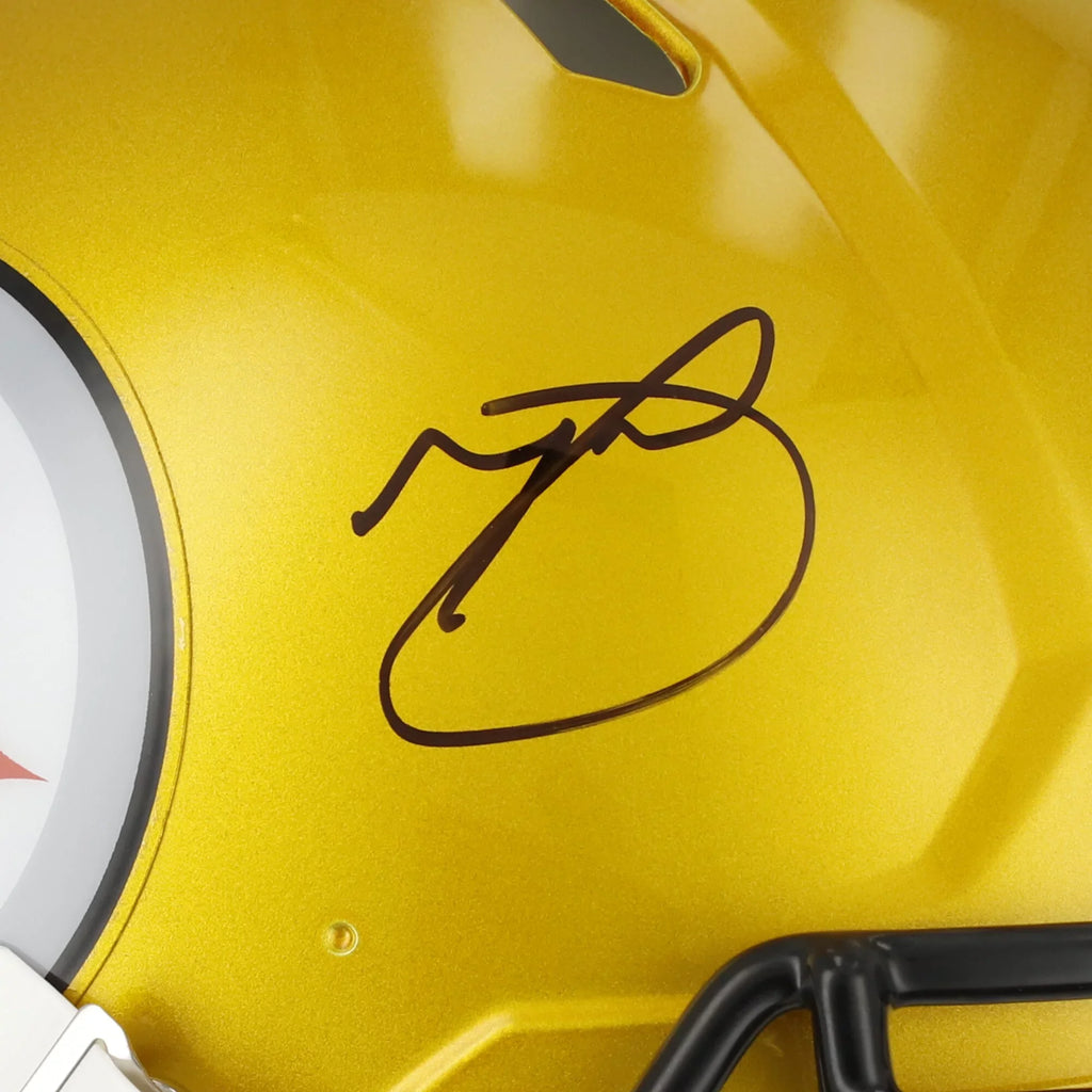 Pittsburgh Autographed Minkah Steelers Riddell Speed Flash Fitzpatrick Helmet Authentic