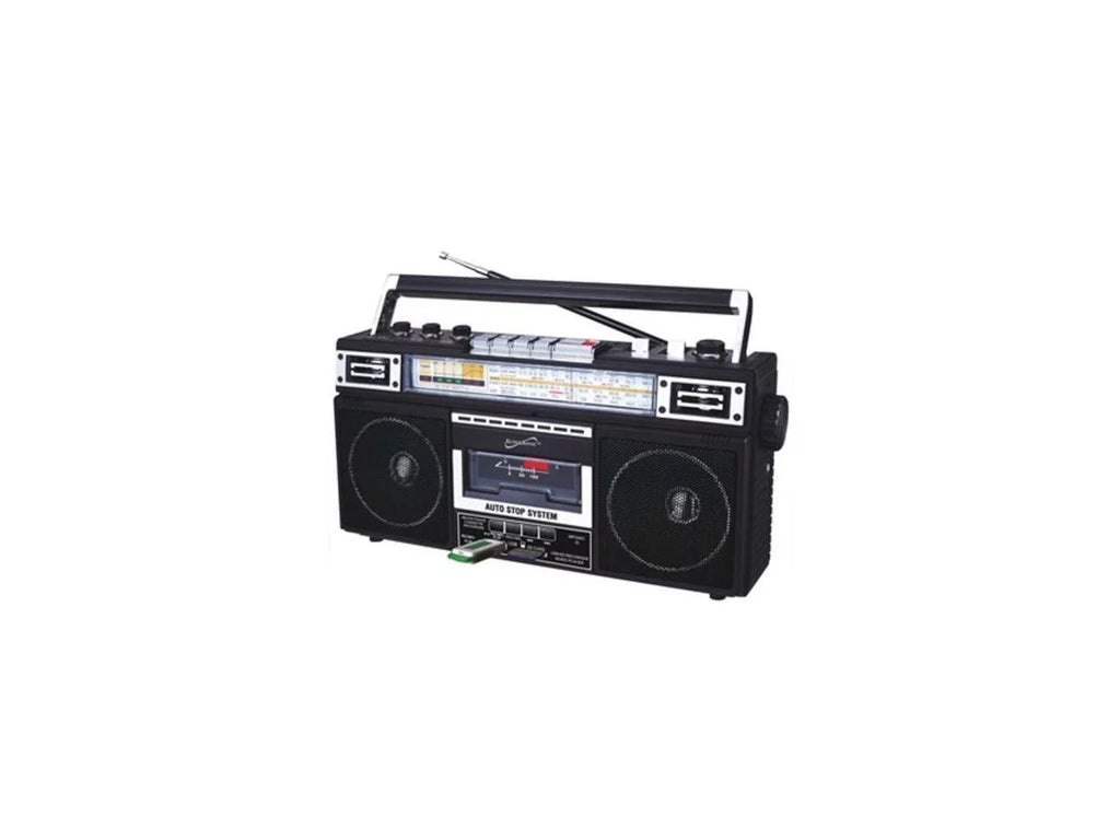 Black, SC-3201BT-BK Radio, Supersonic AM/FM Portable