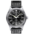 Watch Pilot Sunray Dial Skysurfer Ratio Men's Automatic RTS321 Black 200M Leather