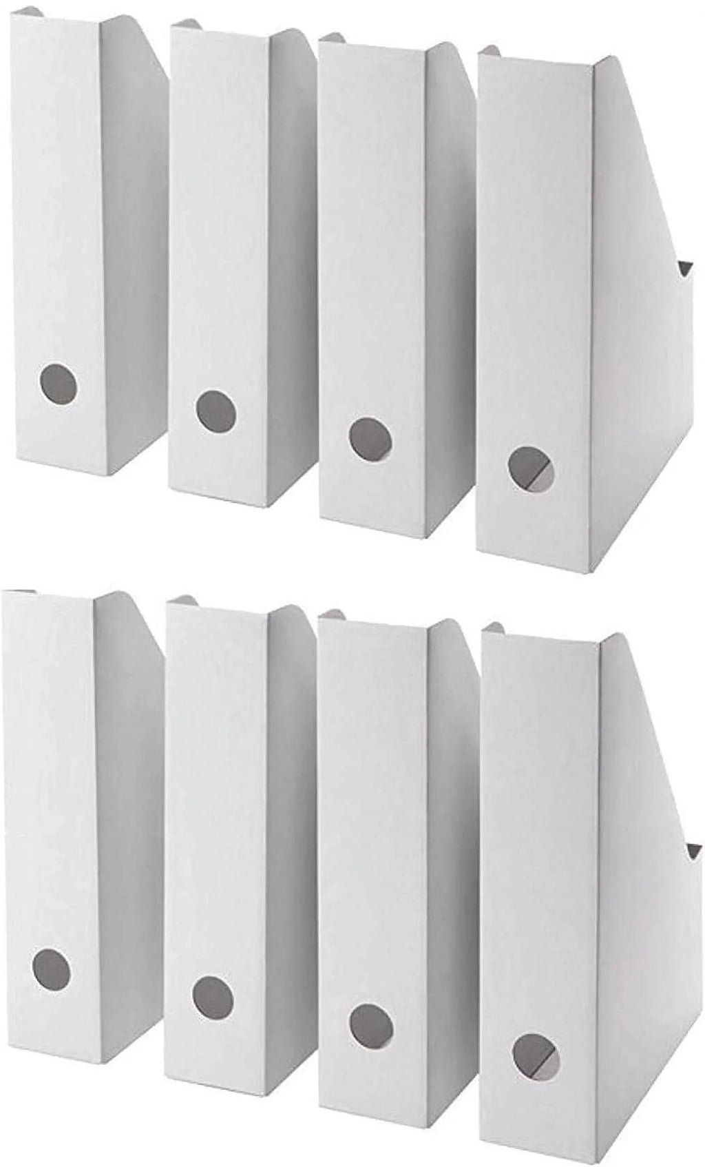 File Organizer,Document Organizer,Magazine Storage Box Magazine Holder (24) Holder,Magazine Holder-Folder Cardboard Magazine White