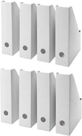 File Organizer,Document Organizer,Magazine Storage Box Magazine Holder (24) Holder,Magazine Holder-Folder Cardboard Magazine White