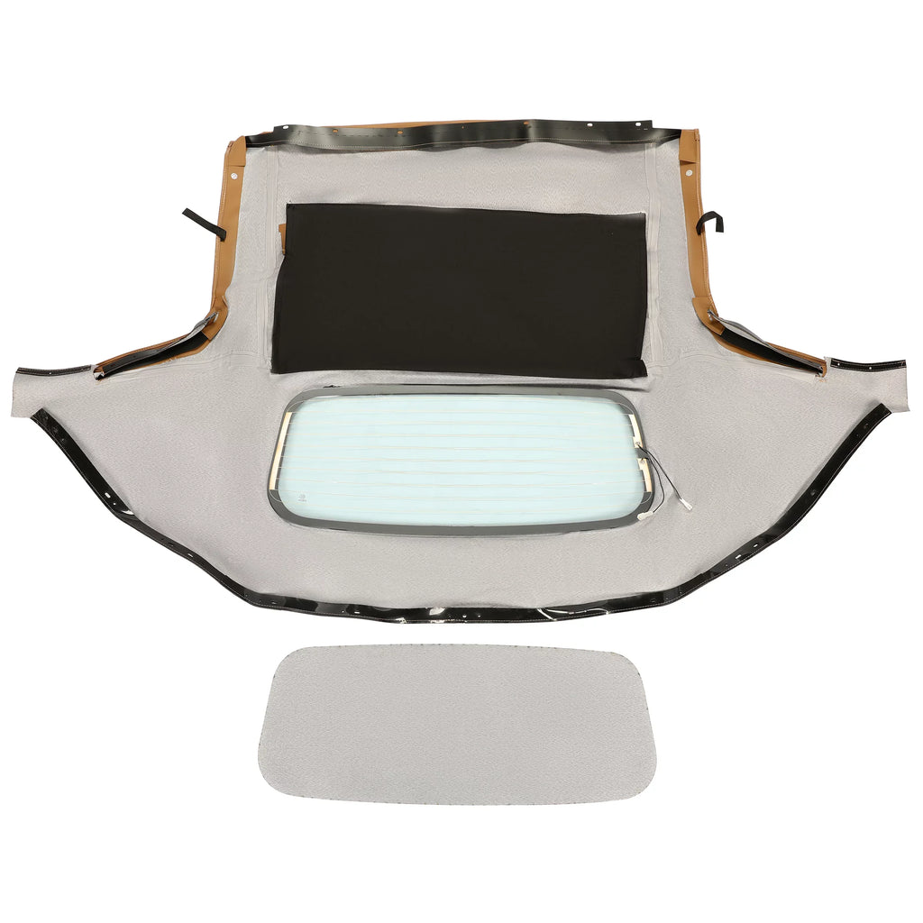 Mazda Glass Soft with Kojem Top Heated Convertible Tan 1990-2005 Vinyl for Miata Window Sailcloth